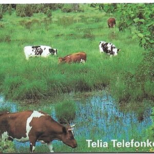 TARJETA TELEFONICA SUECIA 120 UNIDADES ANIMALES 1996