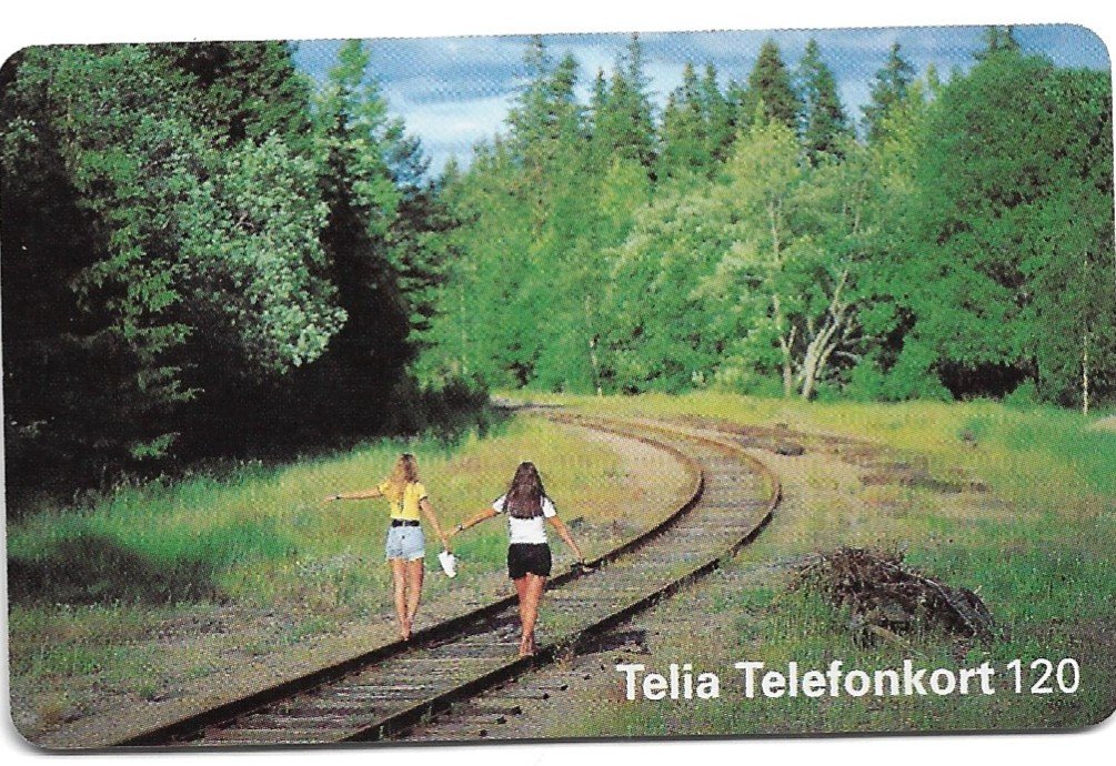 TARJETA TELEFONICA SUECIA 120 UNIDADES PAISAJE 1996