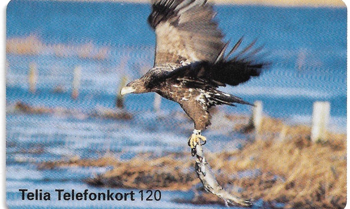 TARJETA TELEFONICA SUECIA 120 UNIDADES ANIMALES 1997