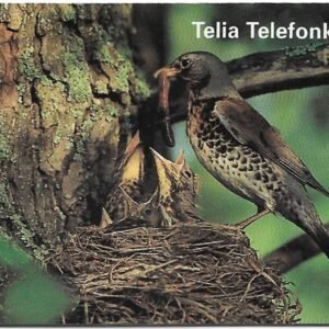 TARJETA TELEFONICA SUECIA 120 UNIDADES ANIMALES 1997