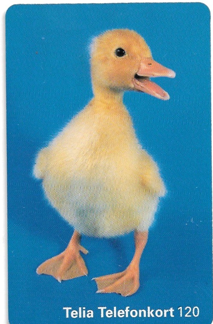 TARJETA TELEFONICA SUECIA 120 UNIDADES ANIMALES 1997