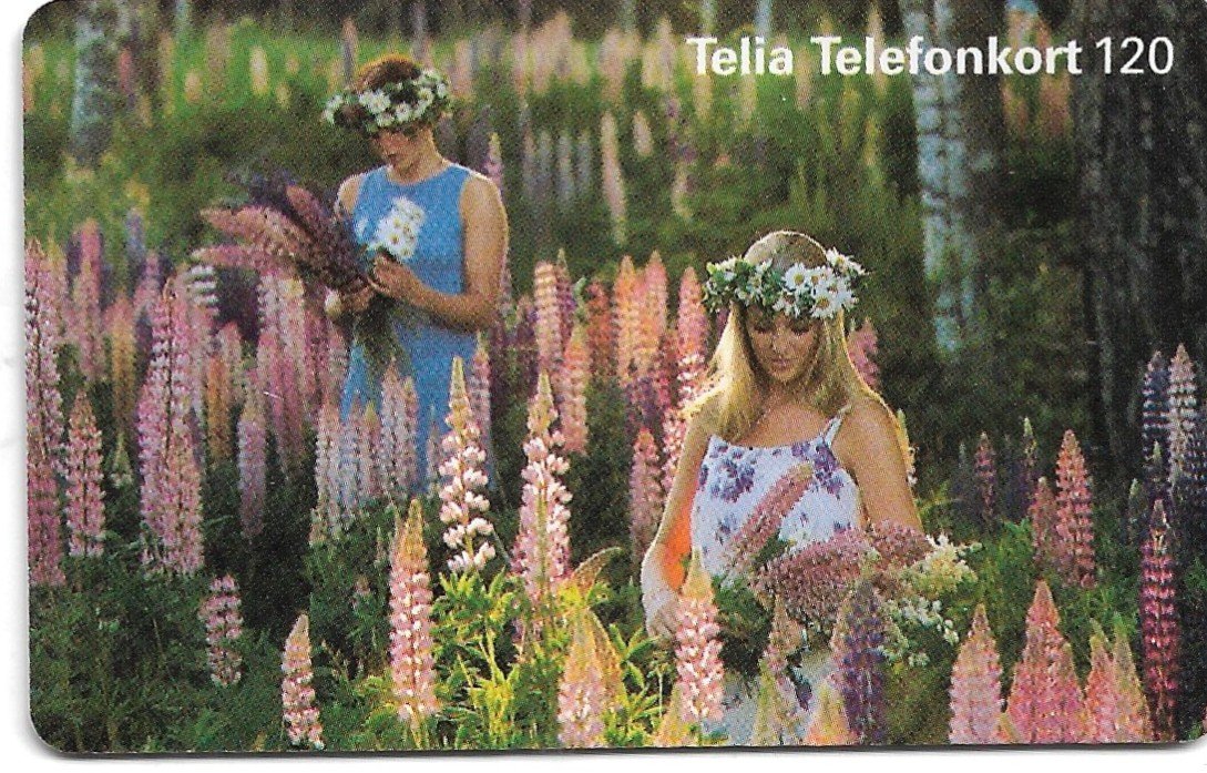 TARJETA TELEFONICA SUECIA 120 UNIDADES PAISAJE 1998