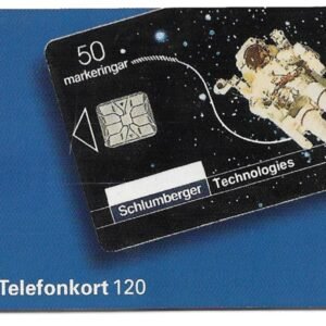 TARJETA TELEFONICA SUECIA 120 UNIDADES PUBLICIDAD 1998