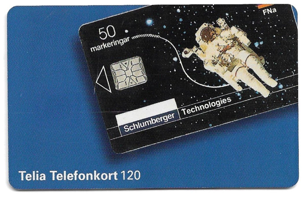 TARJETA TELEFONICA SUECIA 120 UNIDADES PUBLICIDAD 1998