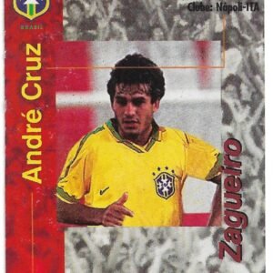 TARJETA PANIFICADOS PANINI Y COCA COLA ANDRE CRUZ N°45