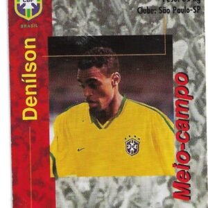 TARJETA PANIFICADOS PANINI Y COCA COLA GONÇALVES N°44 DENÍSON