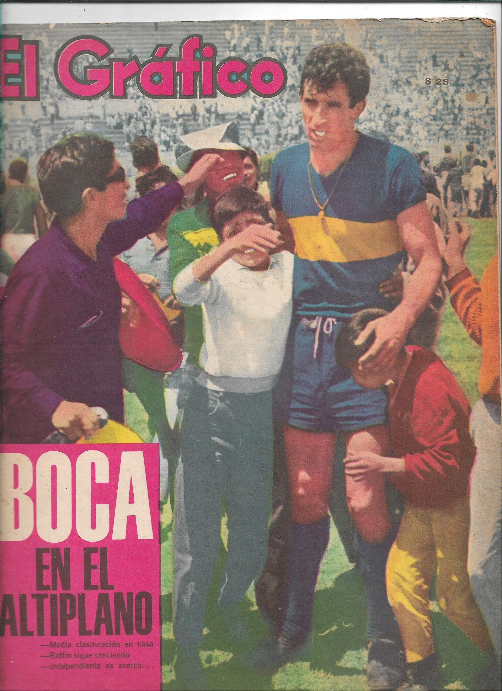 REVISTA EL GRAFICO PORTADA BOCA EN EL ALTIPLANO