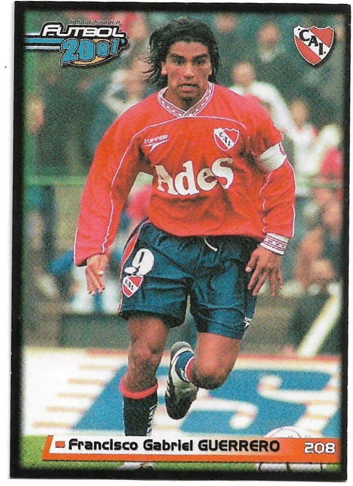 FIGURITA ARGENTINA FUTBOL 2007 N° 208