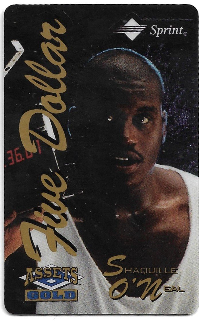 TARJETA PREPAGA ASSETS GOLD SHAQUILLE O NEAL $5