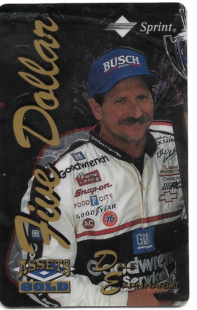 TARJETA PREPAGA ASSETS GOLD DALE EARNHARDT $5