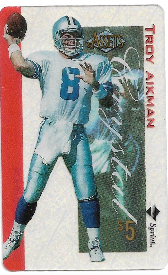 TARJETA PREPAGA ASSETS GOLD TROY AIKMAN $5