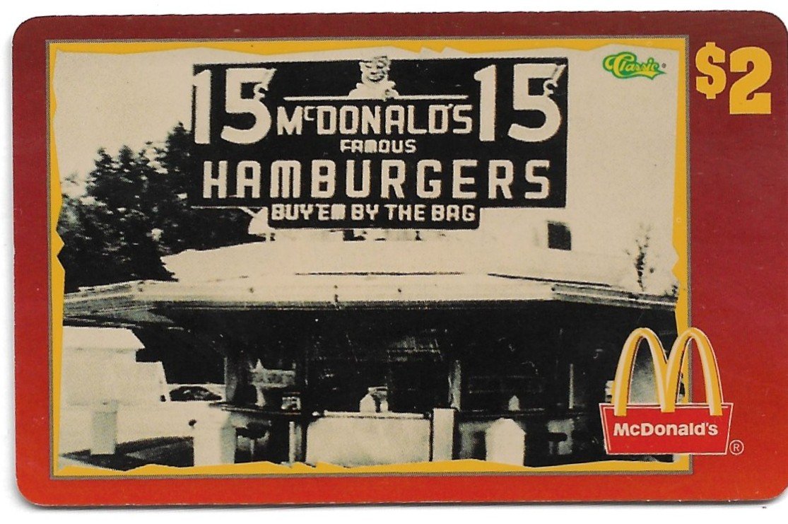 TARJETA TELEFONICA PREPAGA EDICIÓN MCDONALD ´S $2