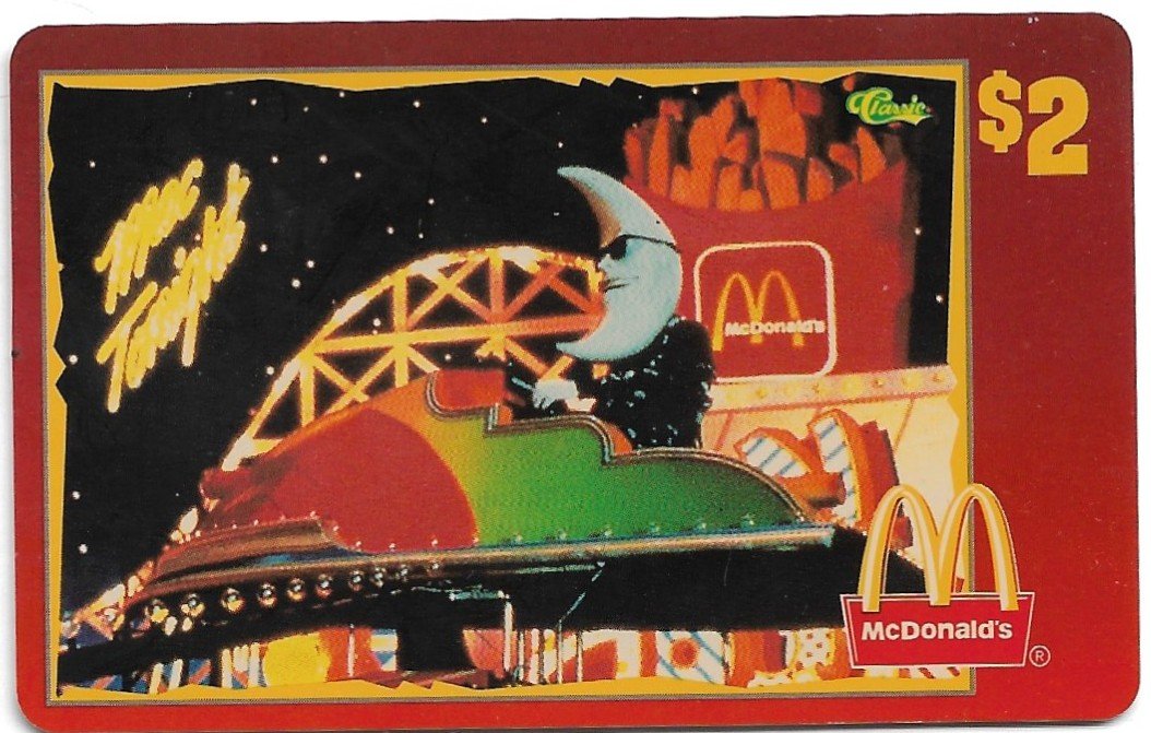 TARJETA TELEFONICA PREPAGA EDICIÓN MCDONALD ´S $2