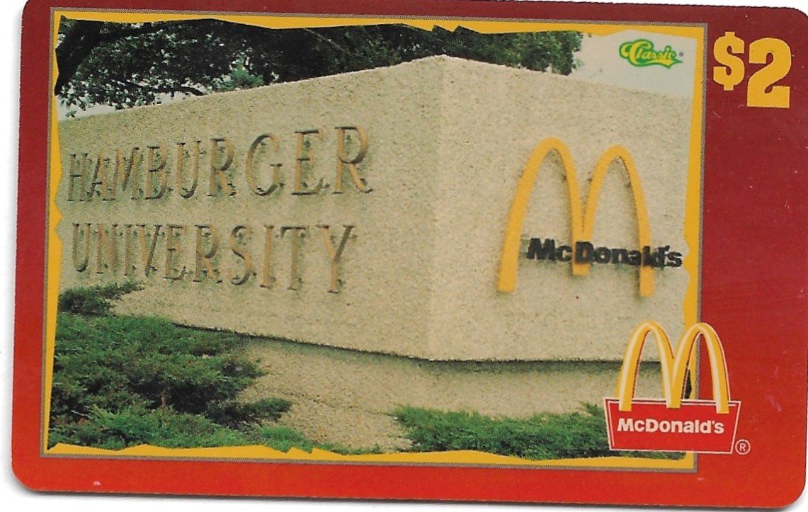 TARJETA TELEFONICA PREPAGA EDICIÓN MCDONALD ´S $2