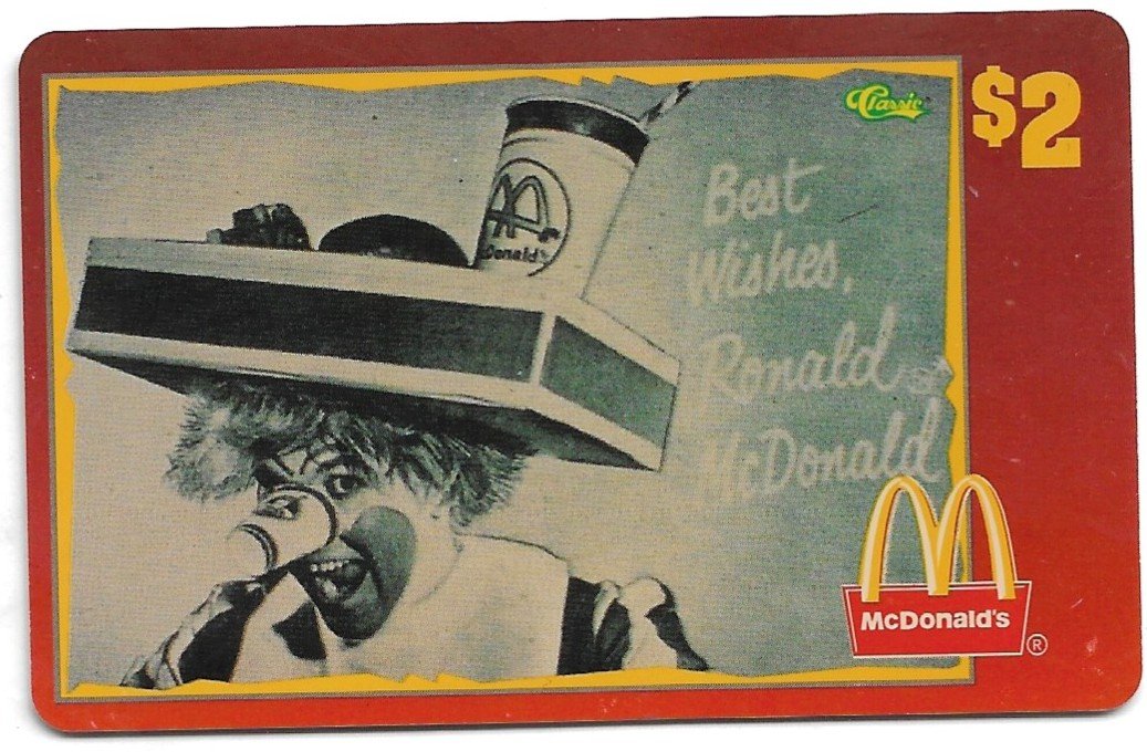 TARJETA TELEFONICA PREPAGA EDICIÓN MCDONALD ´S $2