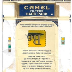 MARQUILLA CAMEL 10 CIGARRILLOS INDUSTRIA ARGENTINA BOX