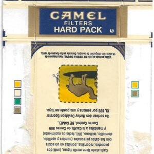 MARQUILLA CAMEL 10 CIGARRILLOS INDUSTRIA ARGENTINA BOX