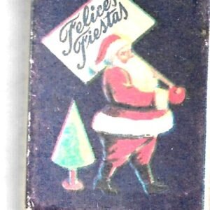 CAJA DE FÓSFOROS FELICES FIESTAS