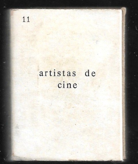 CAJA DE FÓSFOROS ARTISTAS DE CINE