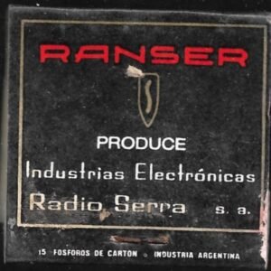 CAJA DE FÓSFOROS RANSER RADIO SERRA