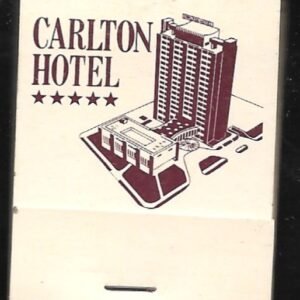 CAJA DE FÓSFOROS CARLTON HOTEL