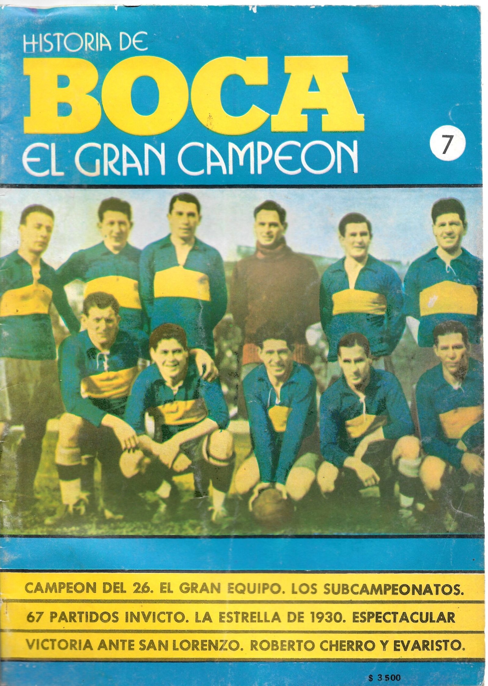 HISTORIA DE BOCA EL GRAN CAMPEON REVISTA 7