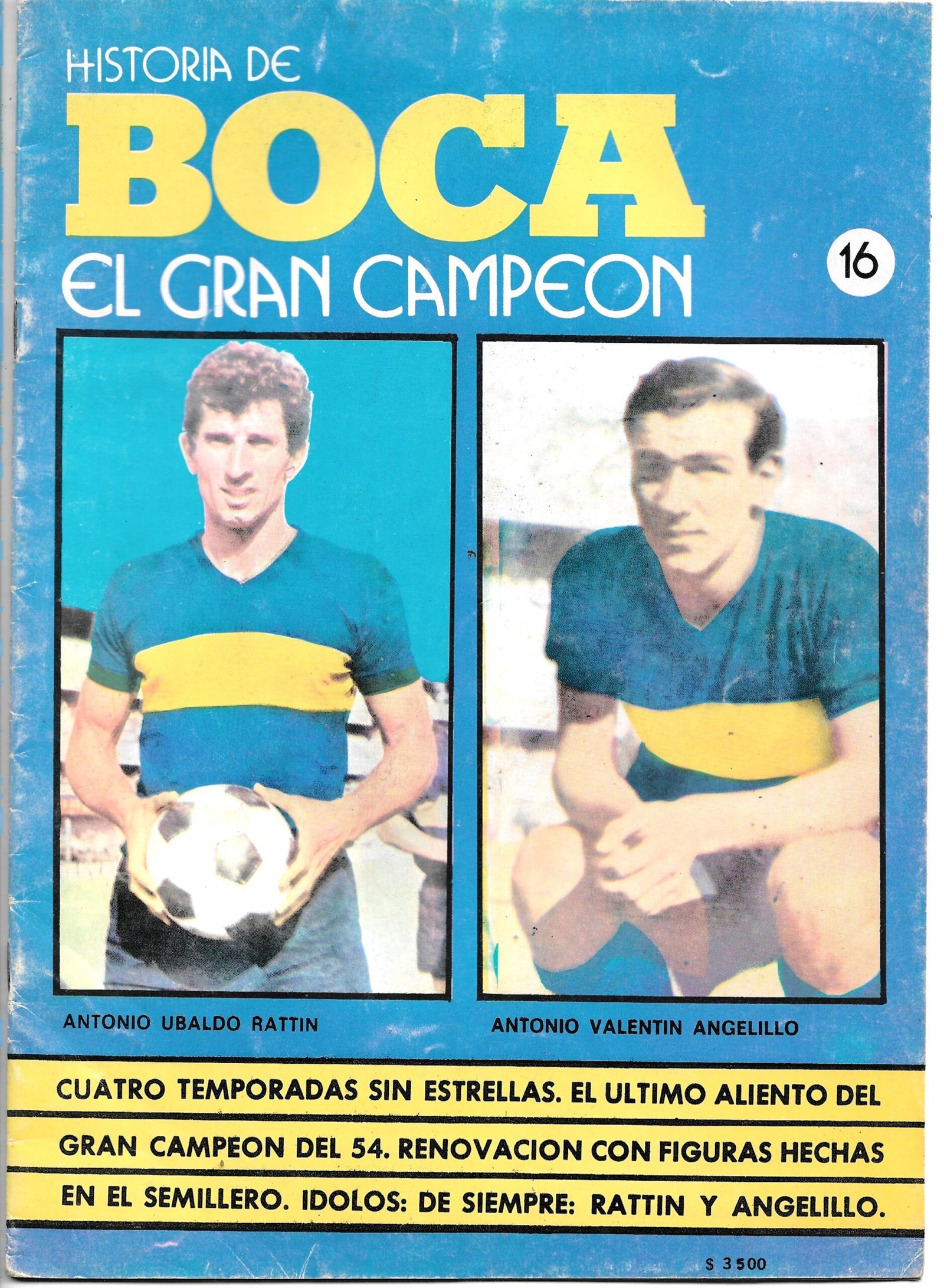 HISTORIA DE BOCA EL GRAN CAMPEON REVISTA 16