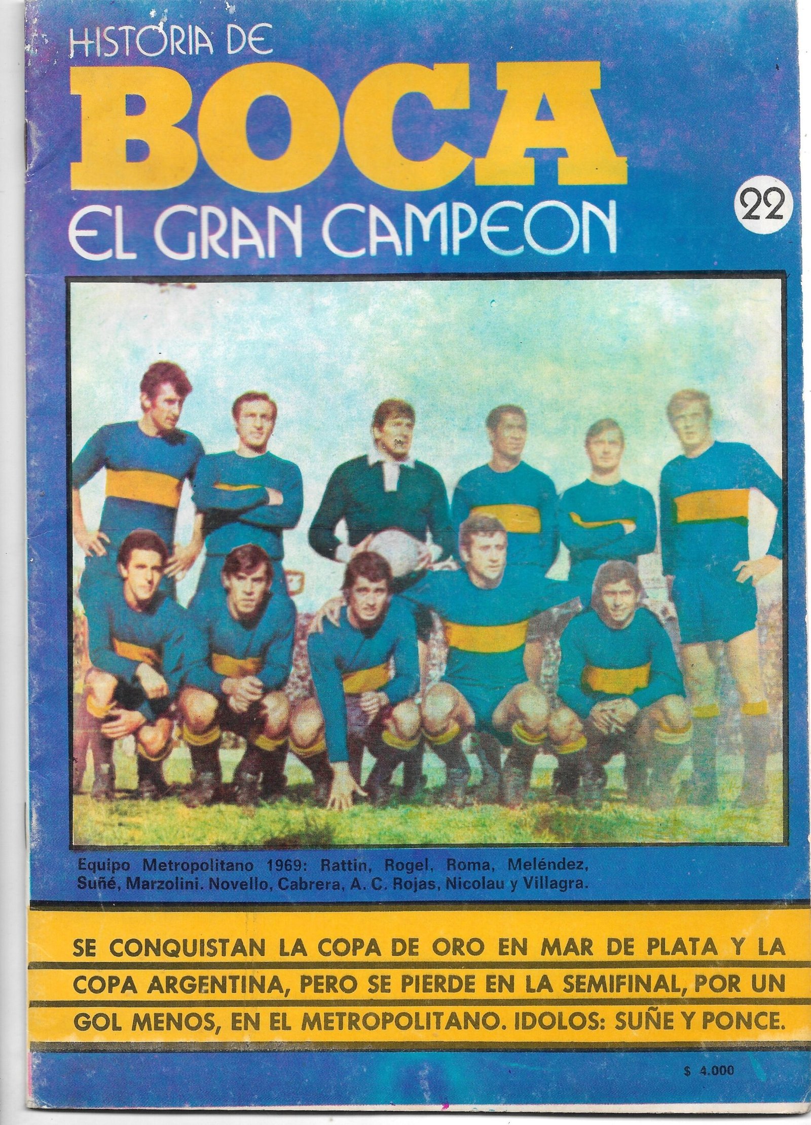 HISTORIA DE BOCA EL GRAN CAMPEON REVISTA 22