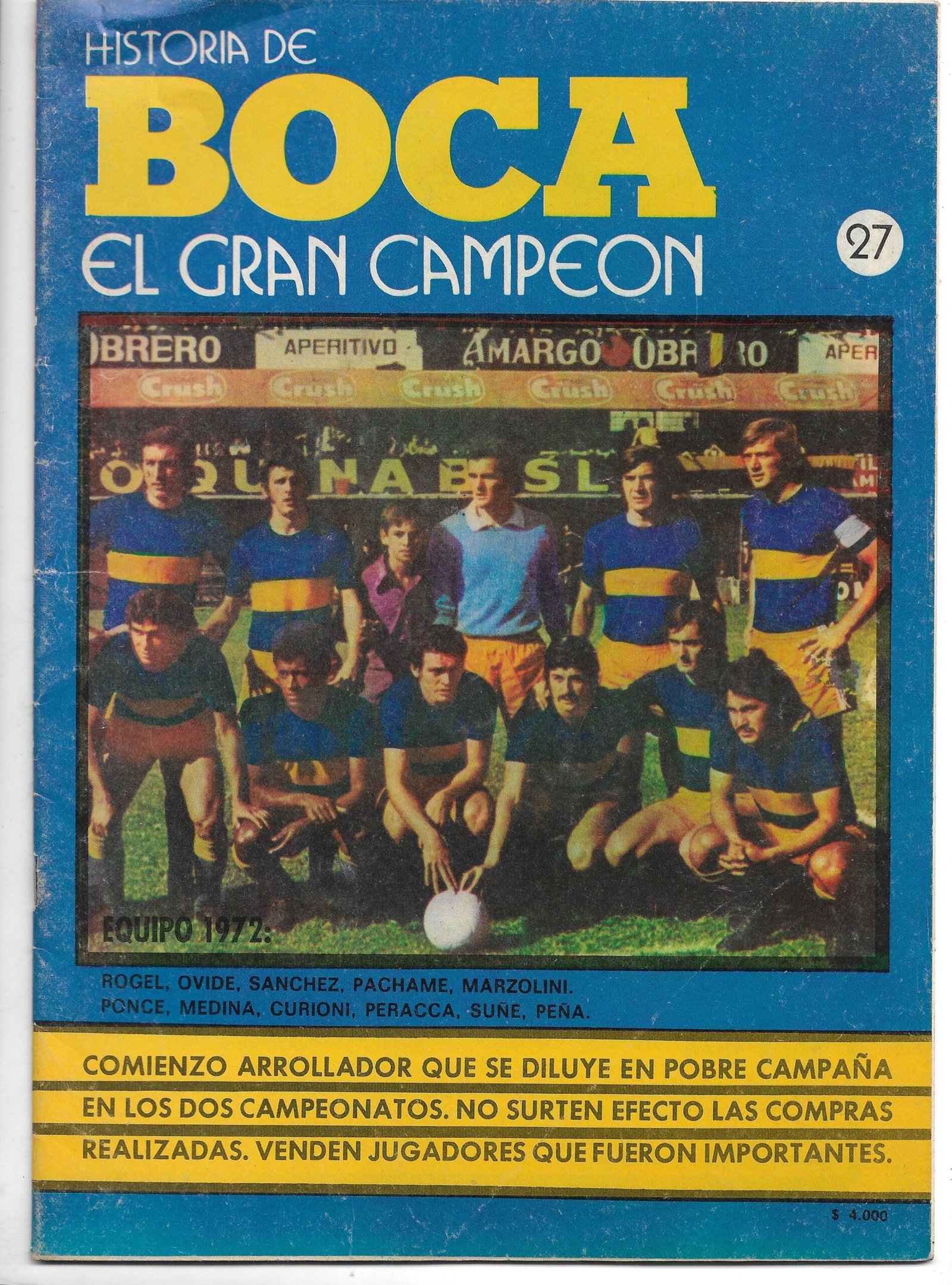 HISTORIA DE BOCA EL GRAN CAMPEON REVISTA 27