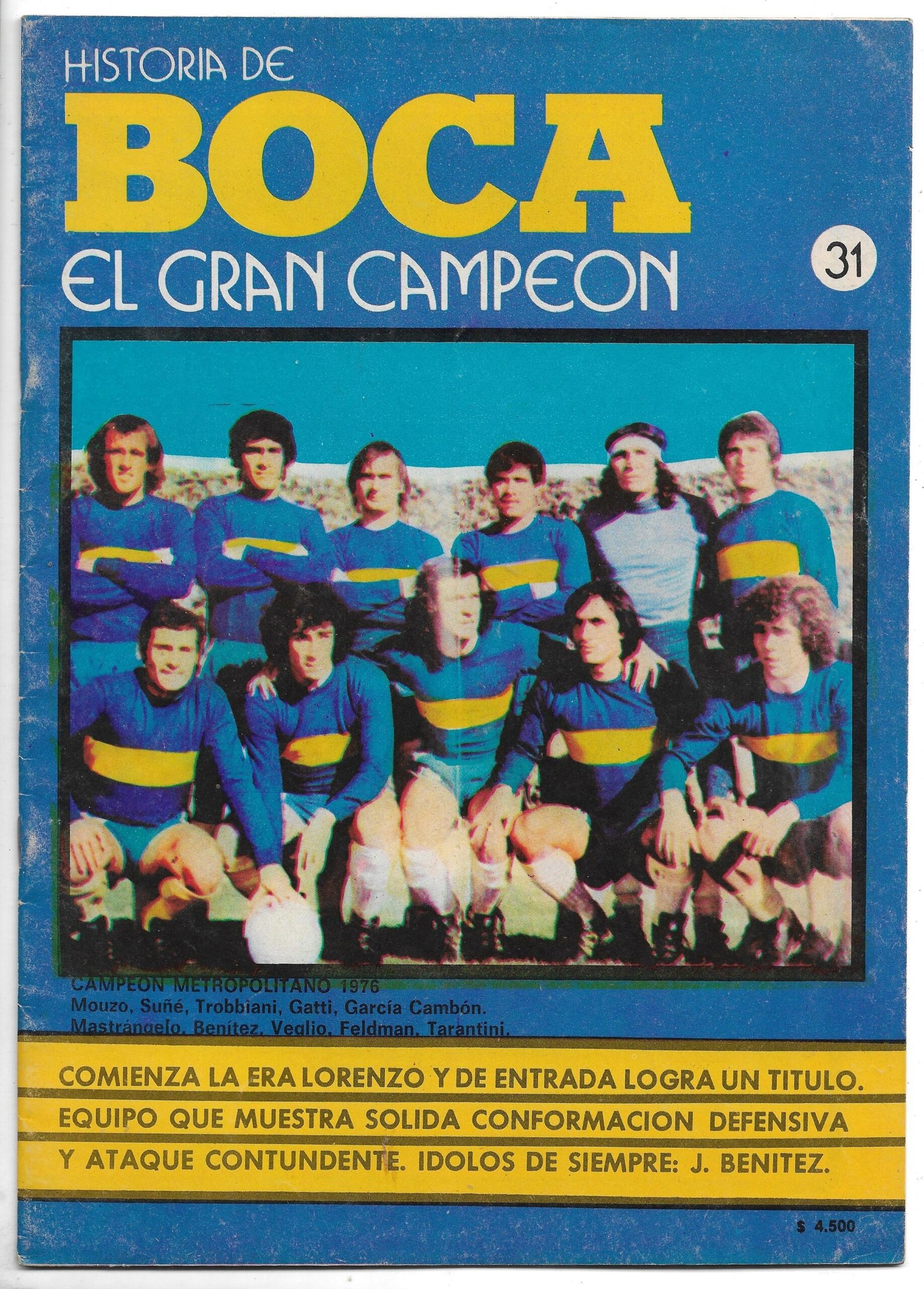HISTORIA DE BOCA EL GRAN CAMPEON REVISTA 31