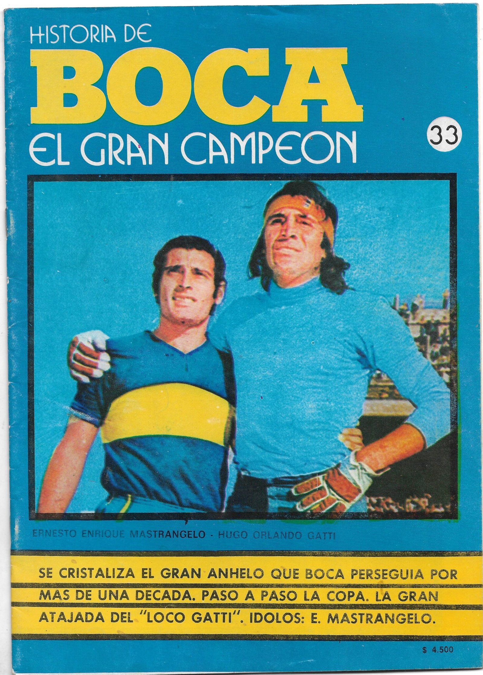 HISTORIA DE BOCA EL GRAN CAMPEON REVISTA 33
