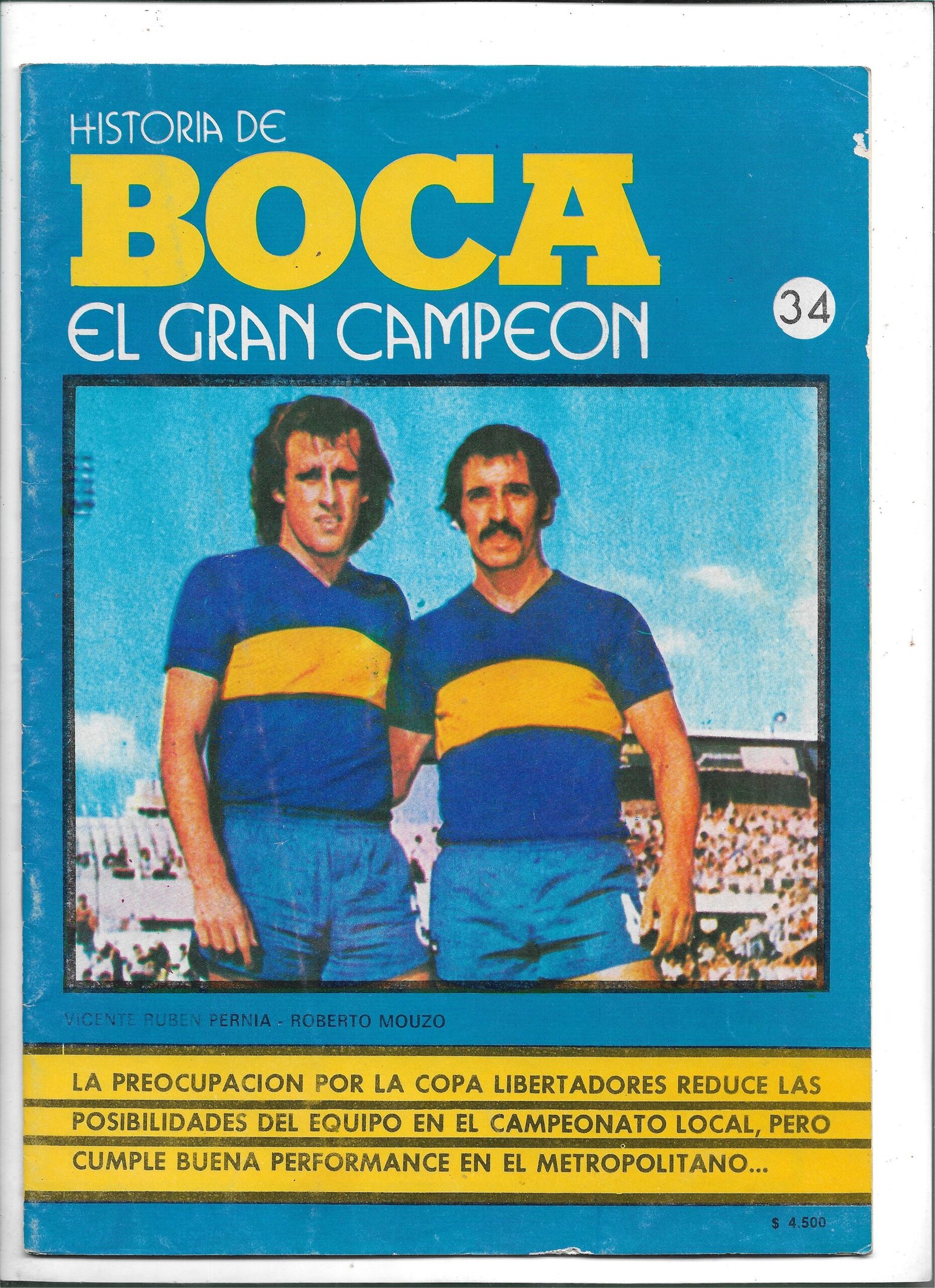HISTORIA DE BOCA EL GRAN CAMPEON REVISTA 34