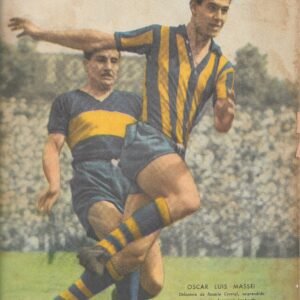 REVISTA EL GRAFICO PORTADA OSCAR LUIS MASSEI DELANTERO DE ROSARIO CENTRAL
