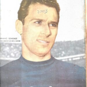 REVISTA EL GRAFICO PORTADA HERMINIO GONZALES PUNTERO DERECHO DE BOCA JUNIORS