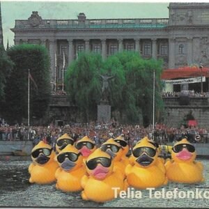 TARJETA TELEFONICA SUECIA 120 UNIDADES PUBLICIDAD 1994