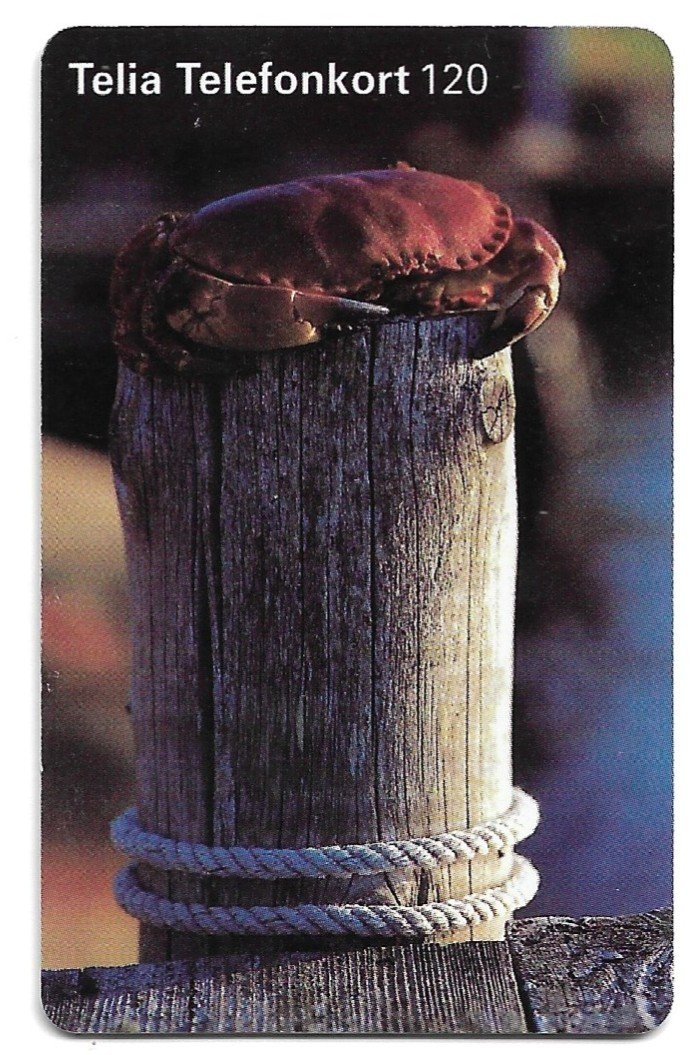 TARJETA TELEFONICA SUECIA 120 UNIDADES ANIMALES 1996