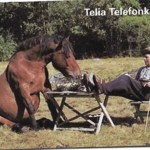 TARJETA TELEFONICA SUECIA 120 UNIDADES ANIMALES 1996