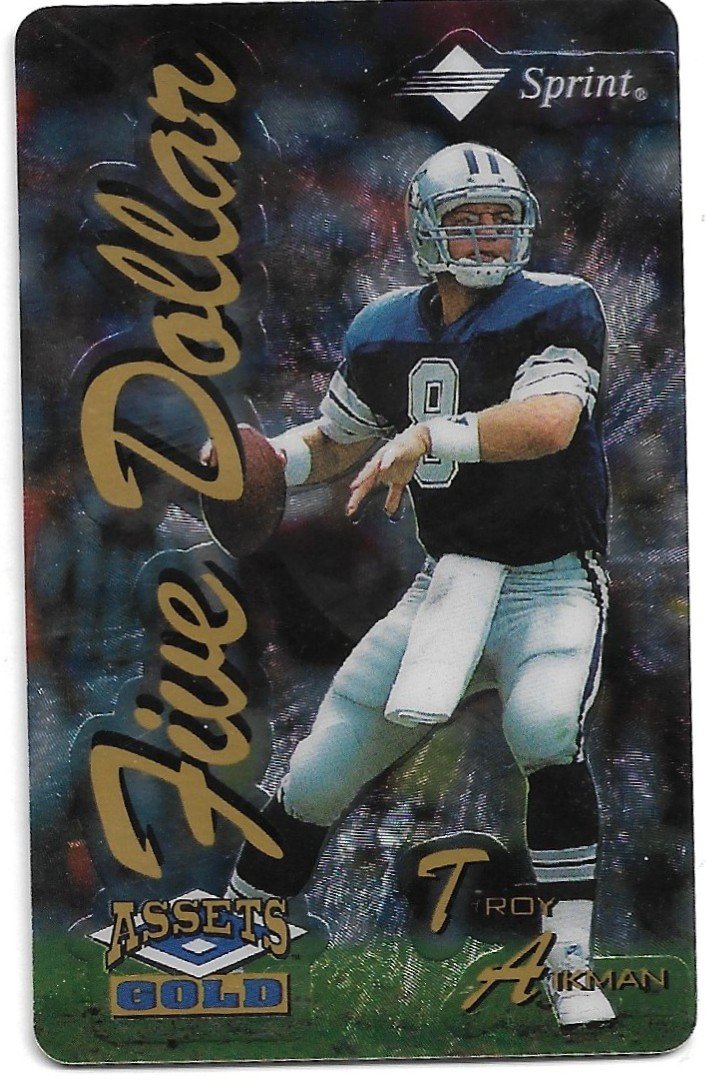 TARJETA PREPAGA ASSETS GOLD TROY AIKMAN $5