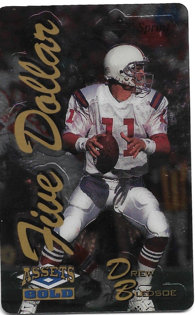 TARJETA PREPAGA ASSETS GOLD DREW BLEDSOE $5