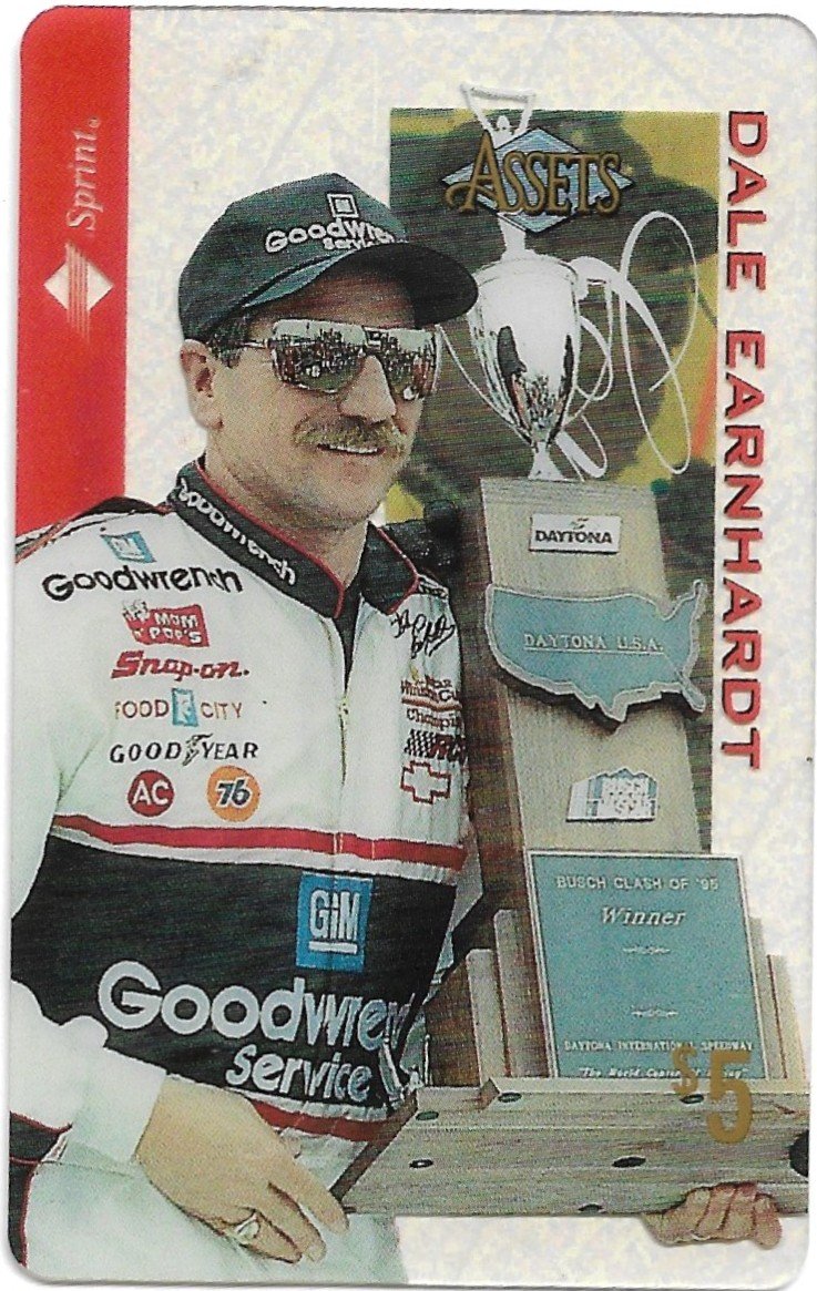 TARJETA PREPAGA ASSETS GOLD DALE EARNHARDT $5