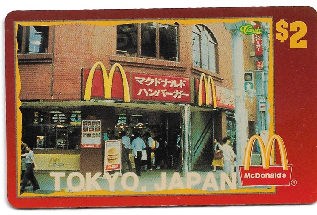 TARJETA TELEFONICA PREPAGA EDICIÓN MCDONALD ´S $2