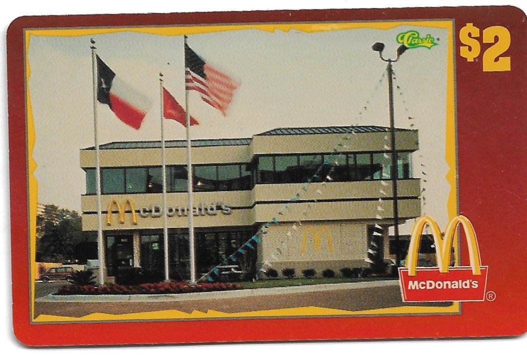 TARJETA TELEFONICA PREPAGA EDICIÓN MCDONALD ´S $2