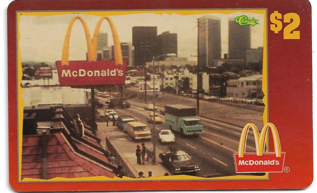TARJETA TELEFONICA PREPAGA EDICIÓN MCDONALD ´S $2