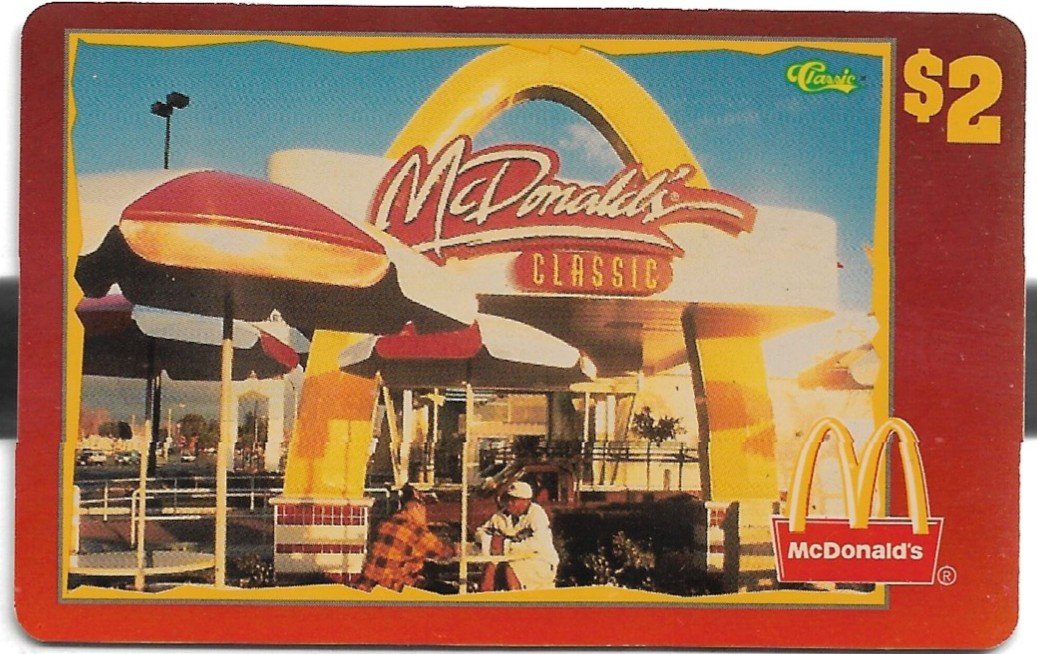 TARJETA TELEFONICA PREPAGA EDICIÓN MCDONALD ´S $2