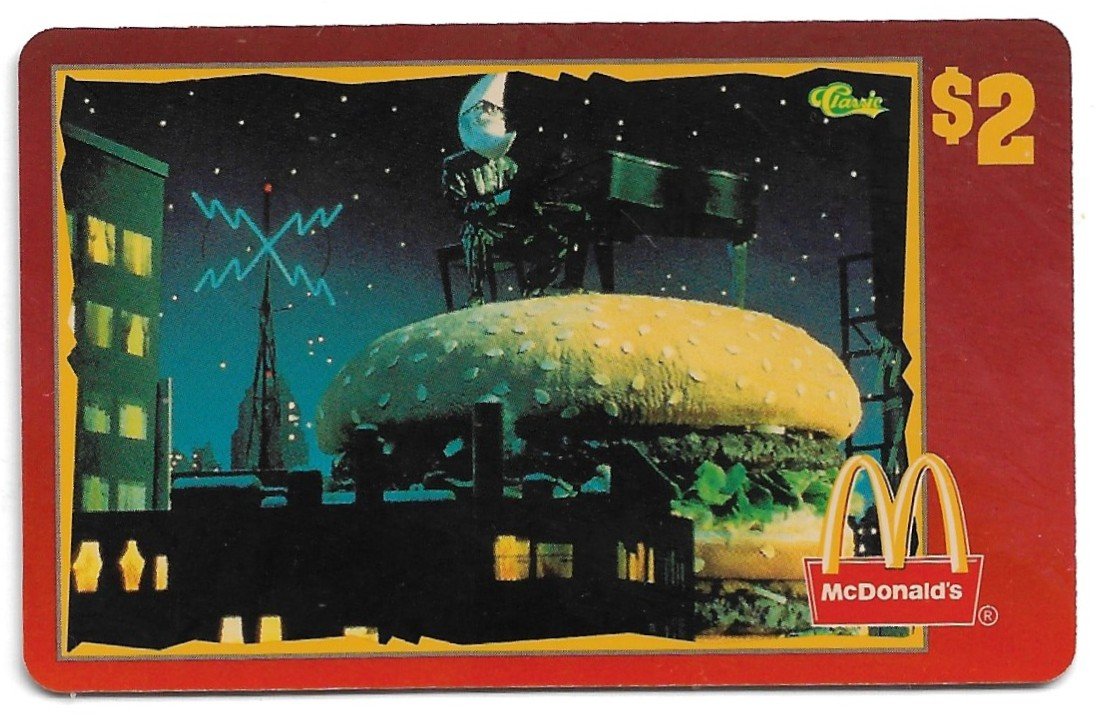 TARJETA TELEFONICA PREPAGA EDICIÓN MCDONALD ´S $2