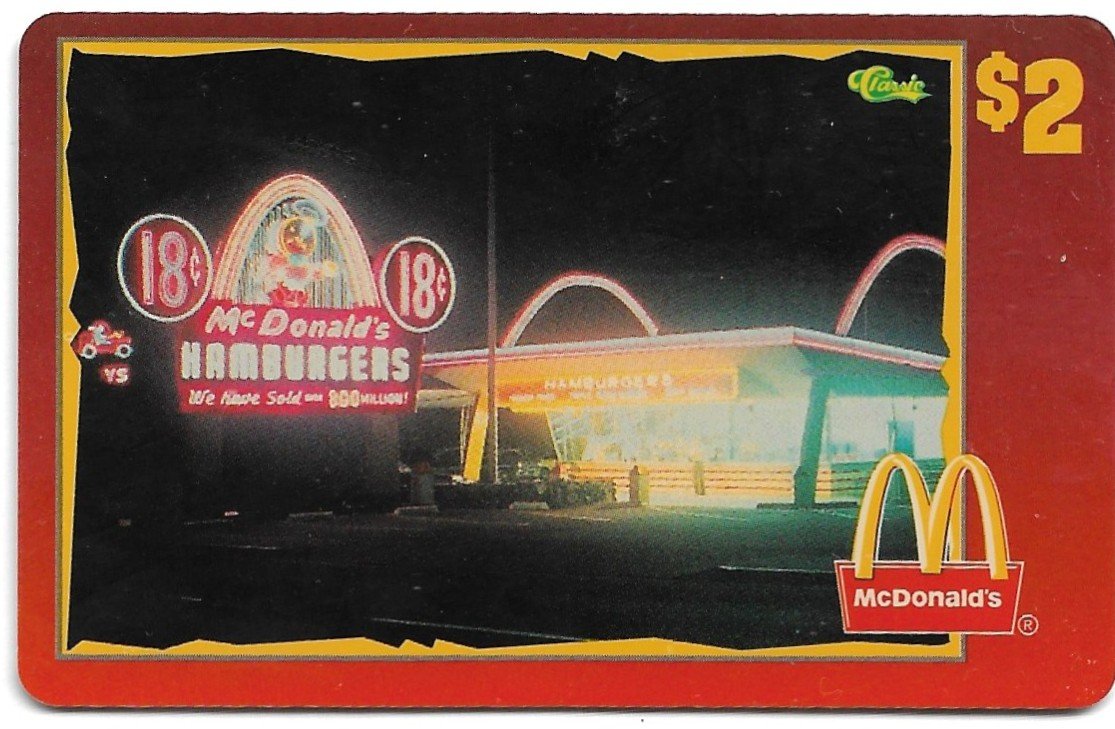 TARJETA TELEFONICA PREPAGA EDICIÓN MCDONALD ´S $2