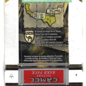 MARQUILLA CAMEL 10 CIGARRILLOS INDUSTRIA ARGENTINA BOX