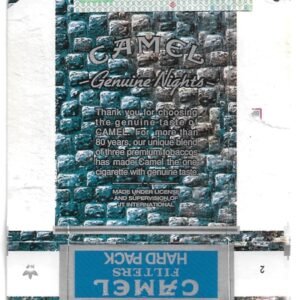 MARQUILLA CAMEL 10 CIGARRILLOS INDUSTRIA ARGENTINA BOX