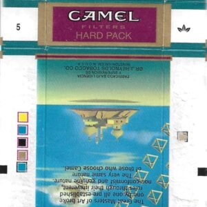 MARQUILLA CAMEL 10 CIGARRILLOS INDUSTRIA ARGENTINA BOX