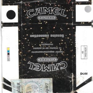 MARQUILLA CAMEL 10 CIGARRILLOS INDUSTRIA ARGENTINA BOX